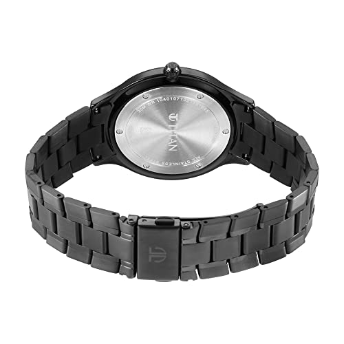 Titan Classique Slimline Anthracite Dial Analog with Date Stainless Steel Strap Watch for Men-NS90142QM02 - Image 2