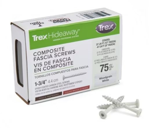 Trex Color Match Fascia Screws 1-3/4" 75ct (Toasted Sand/Havana Gold)