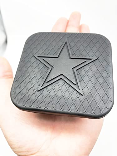 2Inch Star Logo Trailer Hitch Tube Cover Plug Cap,Rubber Receiver Tow Tube Hitch Plug (Star Hitch Plugs) #TOP4