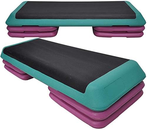 SPORTNOW Aerobic-Stepper, 10/20/30cm Höhenverstellbare