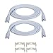 SinLoon T5 T8 LED Lamp Connecting Wire Ceiling Lights Daylight LED Integrated Tube Cable Linkable Cords for LED Tube Lamp Holder Socket Fittings with Cables(4.9FT/1.5M,2-Pack)