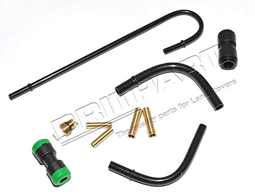 BRITPART PIPE AIR LINES REPAIR KIT FOR AIR SUSPENSION COMPRESSOR INSTALLATION COMPATIBLE WITH LAND ROVER LR3 / DISCOVERY 3 2005-2009 HITACHI TYPE AIR SUSPENSION COMPRESSOR PART # DA3964