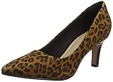 Innenmaterial: Synthetik Clarks Damen Uniform-Schuh Pumps, Leopard Print, 39 EU
