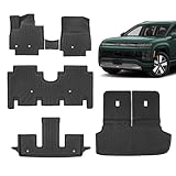 Floor Mats & Trunk Mat for 2026 Hyundai Ioniq 9 6-Seater Cargo Mat Backrest Mat Replacement for 2026 Hyundai Ioniq 9 6-Seater