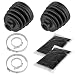 CALTRIC REAR AXLE INNER and OUTER CV BOOT KITS Fits POLARIS SPORTSMAN 400 4X4 2001-2005