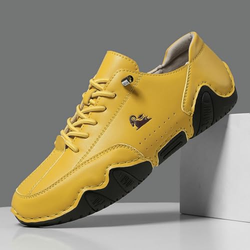 Men's Lightweight Sneakers for Walking Running Gym Training with Comfortable Cushioning Slip On Design Low Heel2