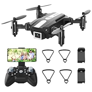 Wipkviey T25 Mini Drone with Camera 1080P, RC Quadcopter, Foldable FPV Drone, Gravity Control, Headless Mode, Gesture Control for Beginners, with 2 Batteries