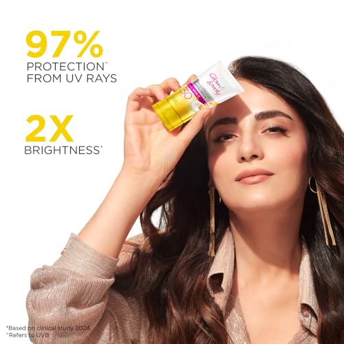 Image of Glow and lovely Brightening Sunscreen SPF 30 | Vita C | PA ++++ |Light weight | Non sticky | No White Cast | 50g