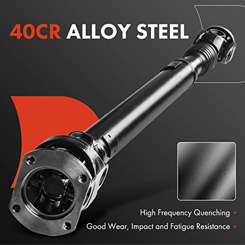 A-Premium Front Complete Drive Shaft Prop Shaft Driveshaft Assembly Compatible With Dodge Ram 2500, Ram 3500 2003-2009, Manual Transmission, Replace# 52853143Ae, 52853143Ab #TOP1