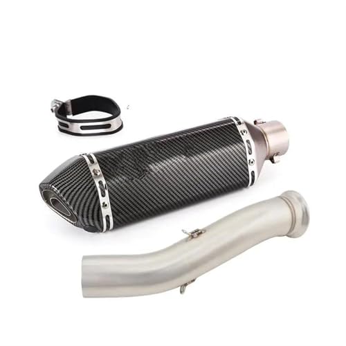Tuyau d'échappement intermédiaire 370 mm avec silencieux pour CFMOTO NK800 2023