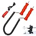 Jorzer Ice Picks Retractable Stainless Steel Ice Pick with Whistle for Fishing Skating Accessory Sporting_Goods..
