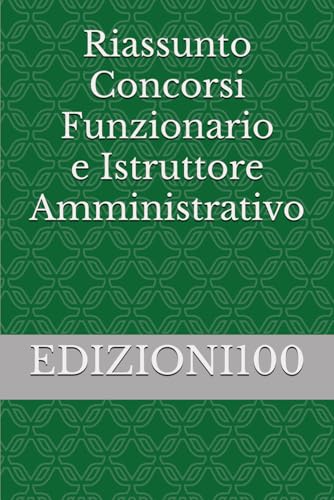Manuale Concorsi Istruttore Amministrativo