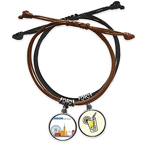 Bracelet corde main London Eye idéal pour un look streetwear quotidien