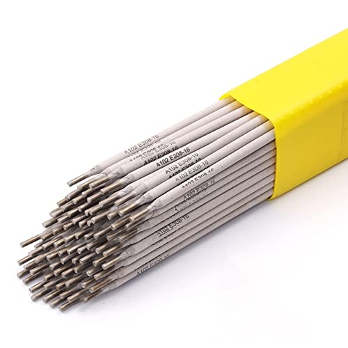 Lnanqing-Alambre De Soldadura A102 E308-16 Barra de electrodos de Soldadura de Acero Inoxidable 304 Soldadura de electrodos for Soldadura 304 SS Cables de Soldadura, No tóxico y Multiusos.