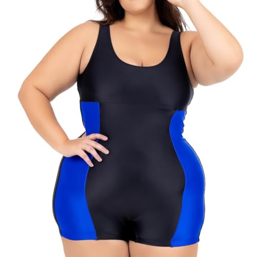 Maiô Natação Hidroginástica Plus 50 ao 56 Recorte Lateral Tamanho:G4-56;Cores:Maio Natação Preto Com