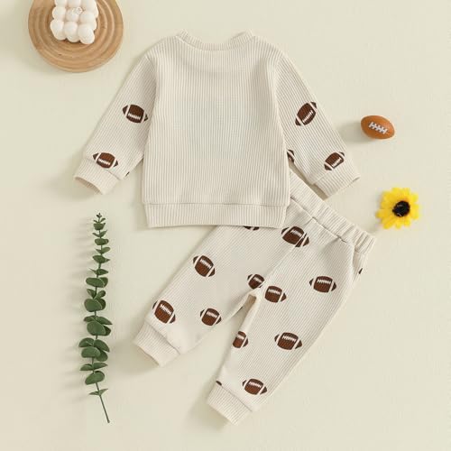 Toddler Baby Boy Outfits Long Sleeve Pocket Pull On Sweatshirt Solid Pants Infant Fall Winter Clothes Set4