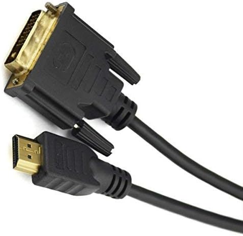 Laptone Gold Plated HDMI TO DVI-D 24+1 Pin, High Speed Bi-Directional Digital Cable Lead - 1m