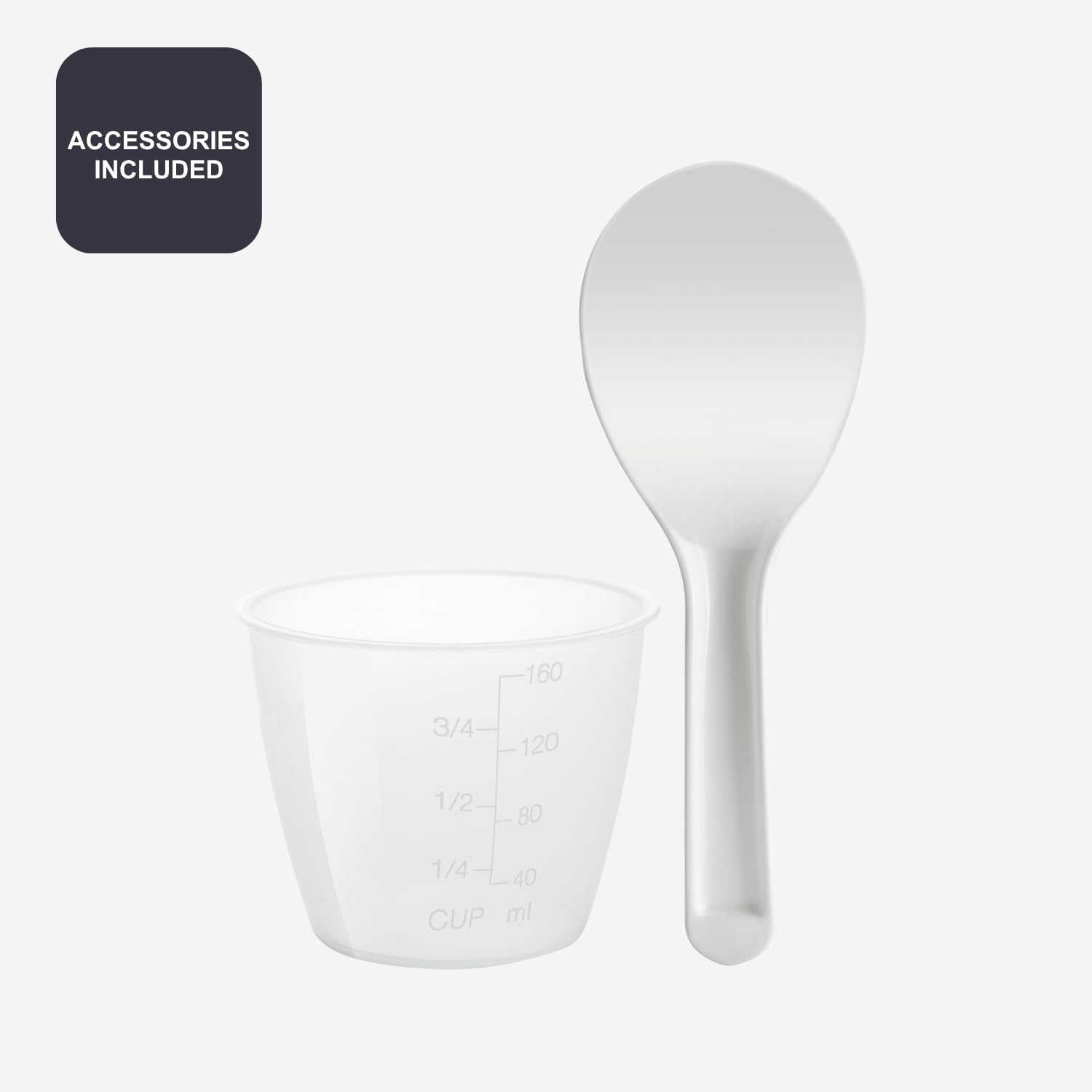 BLACK+DECKER - Cuiseur à riz BXRC1800E 700 W | 1,8 L (jusqu'à 7 portions) | Cuisson et maintien au chaud | Revêtement antiadhésif | Verre doseur et spatule | Compatible lave-vaisselle | Noir