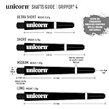 Unicorn Dart Shafts | Gripper 4 Value Pack| Durable Polycarbonate | 15 Stems | Black | Short 35.0 mm - Image 4