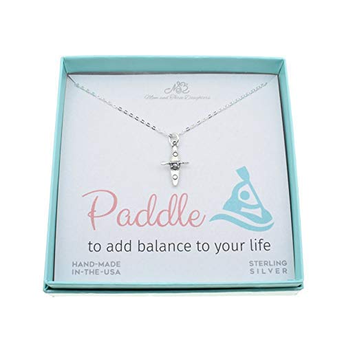 Kayak Necklace in Sterling Silver for Her. Kayaking Gifts. Kayak Jewelry. Kayak Pendant. Gift for...