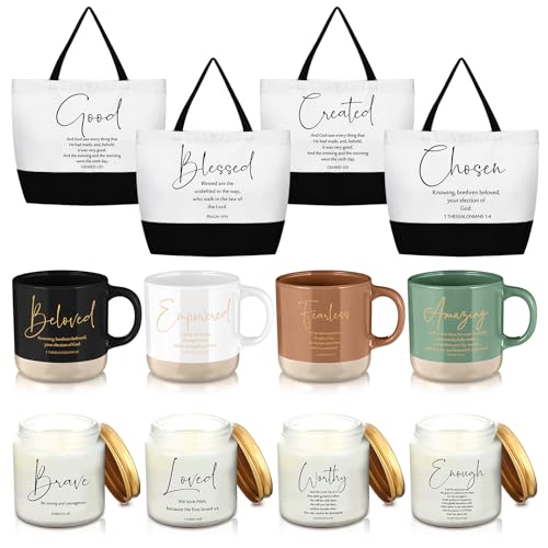 LemonRoad 12 Pcs Inspirational Christian Gift for Women Bulk Included