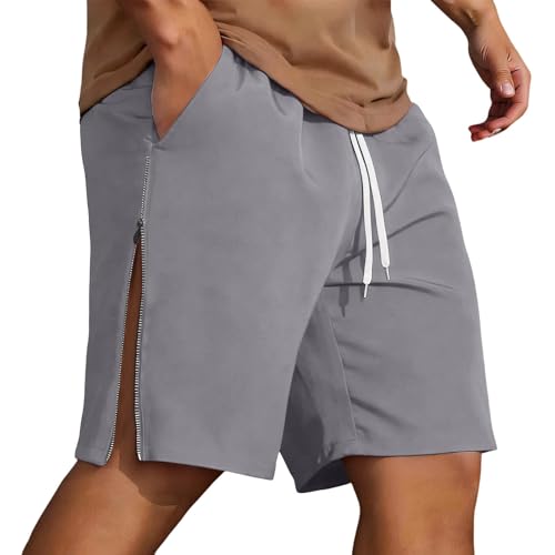 Pantalones Cortos Deportivos Informales para Correr, Ligeros, para Entrenar en el Gimnasio, Hacer Ejercicio y Practicar Deportes al Aire Libre en Verano, de Forro de Malla