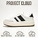 Project Cloud Platform Sneakers for Women - Lightweight Memory Foam Insole Womens Sneakers - Non-Slip Fashion Sneakers for Women Footwear - Women's Fashion Platform Shoes (Nita, White, 8)