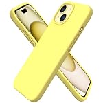 ORNARTO – ORNARTO für iPhone 15 Hülle aus Silikon 6,1 Zoll - Zitrone G