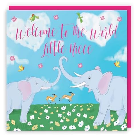 Hunts England Baby Card for Niece Cover