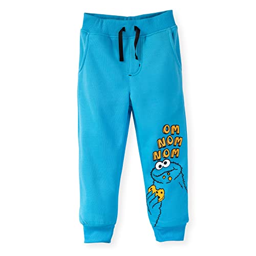 Sesame Street Elmo Cookie Monster Oscar The Grouch Fleece 3 Pack Pants Infant to Little Kid2