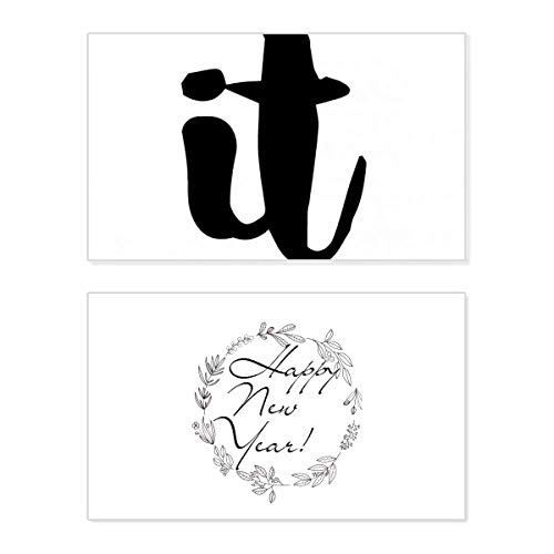 Tarjeta de felicitación de año nuevo It Elegant para dedicatorias de fin de año