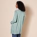 Amazon Essentials Women's Lightweight Long Sleeve Open-Front Cardigan Sweater (Available in Plus Size), Sage Green Heather, Medium