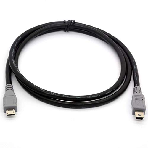 Connettori: USB mini A maschio, Micro-B maschio, supporto ad alta velocità dati fino a 480Mbps, consente l'uso di un cavo mini USB con dispositivi micro USB, come caricabatterie Mini USB, cavi dati e cuffie su dispositivi con porte Micro USB.