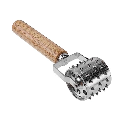 Cabilock Martello per Carne in Acciaio Inox Rullo per Battitura Bistecche Martello per Bistecca di Manzo Ago Inteneritore Carne Pratico Inteneritore Bistecche