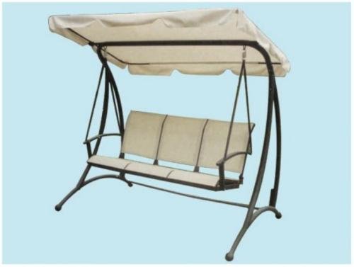 Giardicasa Hollywoodschaukel 3 Sitzer mit Sonnendach