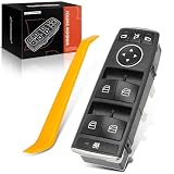A-Premium - Front Driver Side - Master Power Window Switch Compatible with 2008-2017 Mercedes-Benz C230, C250, C300, C350, C63 AMG, E350, E400, E550, GLK350, Replace# 2049055402, 2128208310