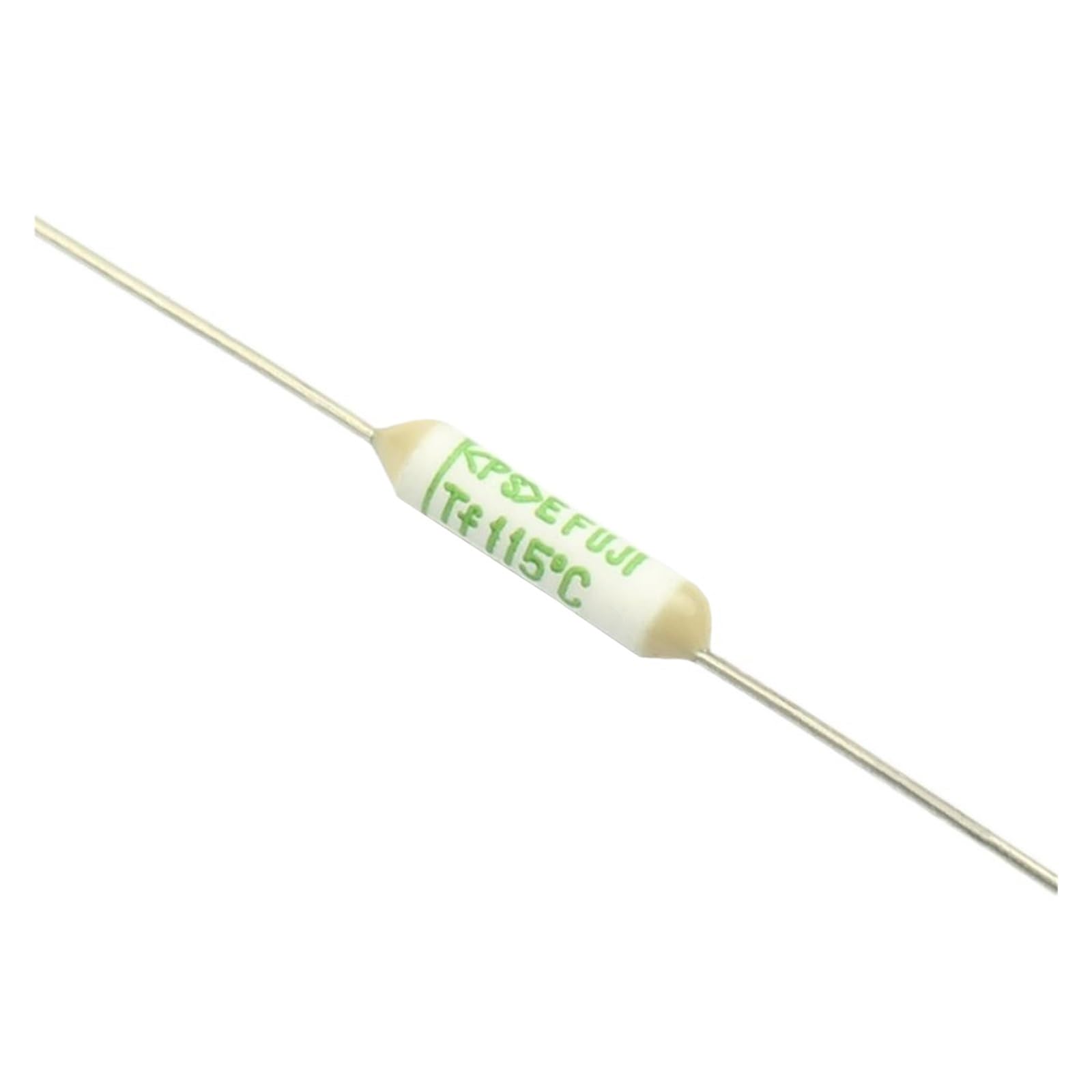 Fusible thermique TF 115C 5A 250V axial type 412 Buah FTF-4 pour réparation de circuits