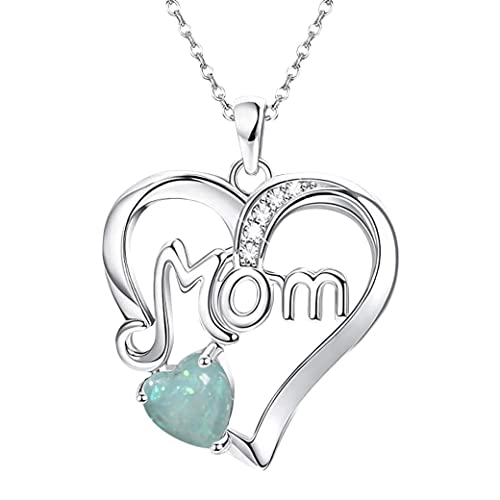 Clearance Deals Mom Letter Pendant Womens Charm Engagement Crystal Rhinestone Necklace Jewelry Gift By (S) #TOP4