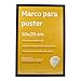 Nacnic Marco Negro tamaño 50x70cm. Marco Negro para Fotos, Posters, Diplomas, …