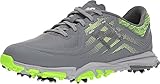 New Balance Men's Minimus Tour Waterproof Spiked Comfort Golf Shoe, Dark Grey/Green, 10 D D US