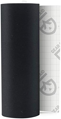GEAR AID Tenacious Tape Nylon Repair Tape for Fabric and Vinyl, 3” x 20”, Black