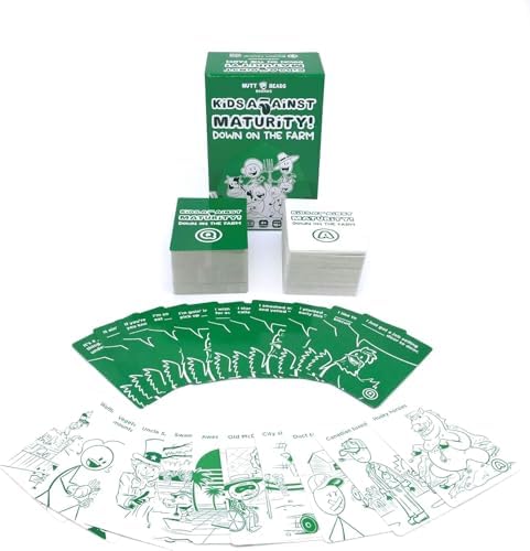 Kids Against Maturity: Funny Family Card Game for Kids Ages 10+ & Parents, Teens & Adults | Hilarious Party Game for Family Game Night | Super Fun (Farm Edition) - 2