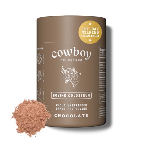 COWBOY COLOSTRUM Powder - Bovine Colostrum Powder for Women & Men - First Day Milking Whole