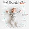 Sense-U Pro Smart Baby Breathing Monitor-Tracks Baby's Breathing, Sleep Position, Rollover, Temperature, with Real-time Alerts, Anytime, Anywhere, Easy Clip-On Design