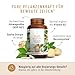 NATURTREU Ruhewurzel - Ashwagandha KSM-66® hochdosiert 120x Kapseln - 600 mg Ashwagandha pro Tag - Komplex aus Ashwagandha-Wurzelextrakt & Ashwagandhawurzelpulver - Vegan