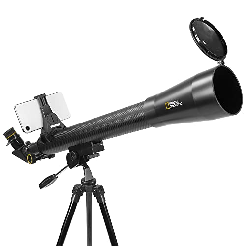 Image of National Geographic 50mm Astronomical Refractor Telescope with Fully Coated Optics Adjustable Tripod and Astronomy App for Young Astronomers and Adult Sky Watchers