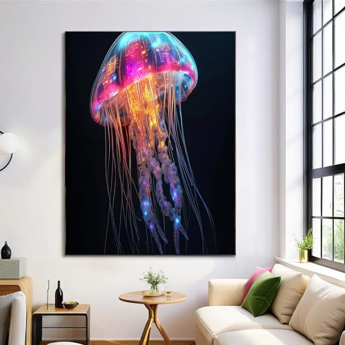 Peinture photo sur toile de qualité supérieure avec impression de technologies du futur