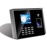 QWERTOUR Fingerabdruck-Wolke Zeiterfassung Maschine WiFi + APP Zeiterfassung Maschine Mitarbeiter Büro Fingerabdruck USB-Time Clock