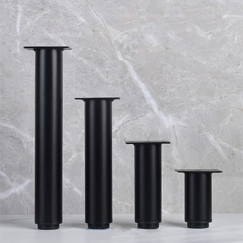 Pieds de table en acier robustes et réglables pour meubles de salon