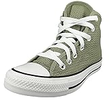 Modell: 570811C Converse Damen High Sneaker Chuck Taylor All Star Crochet Play 570811C Grün, Groesse:37.5 EU